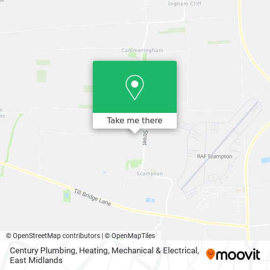 Century Plumbing, Heating, Mechanical & Electrical map