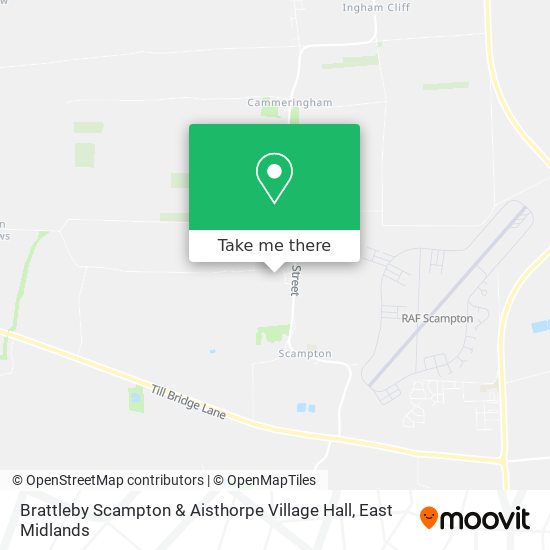 Brattleby Scampton & Aisthorpe Village Hall map