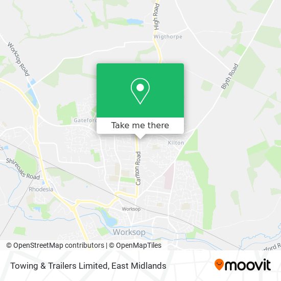 Towing & Trailers Limited map