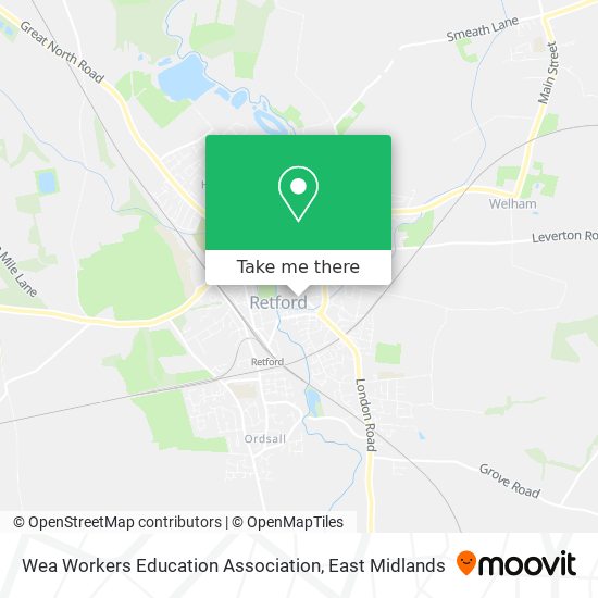 Wea Workers Education Association map