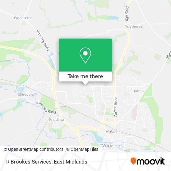 R Brookes Services map