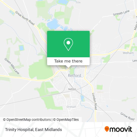 Trinity Hospital map