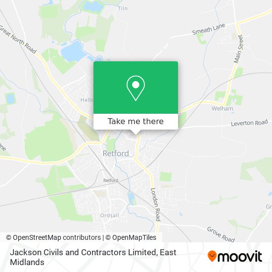 Jackson Civils and Contractors Limited map