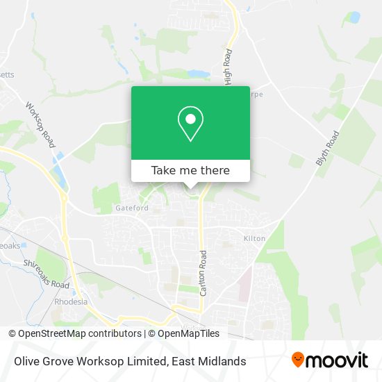 Olive Grove Worksop Limited map