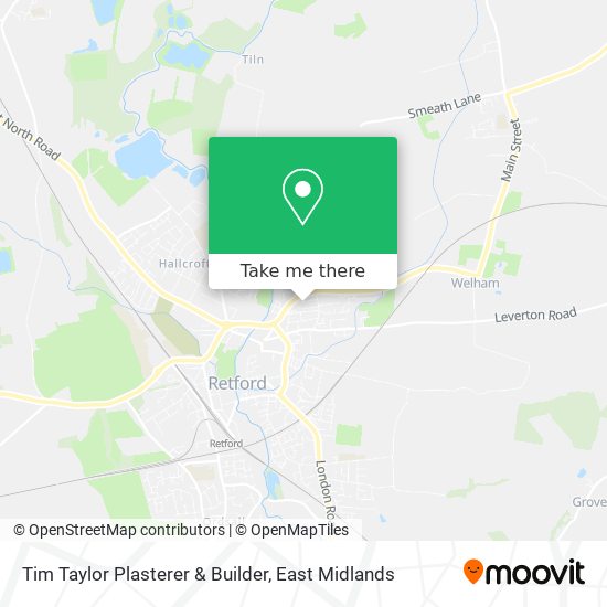 Tim Taylor Plasterer & Builder map