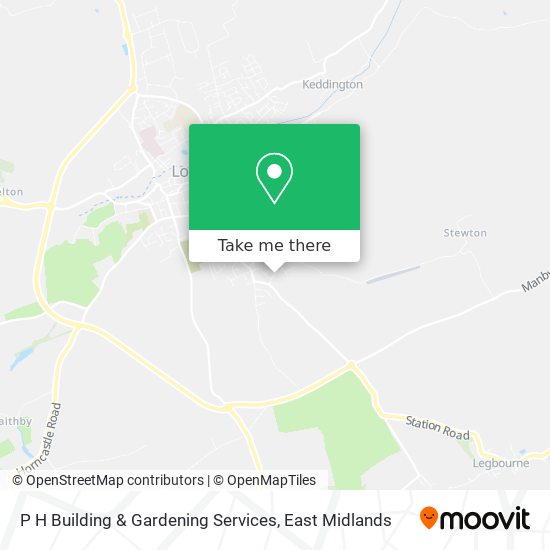 P H Building & Gardening Services map