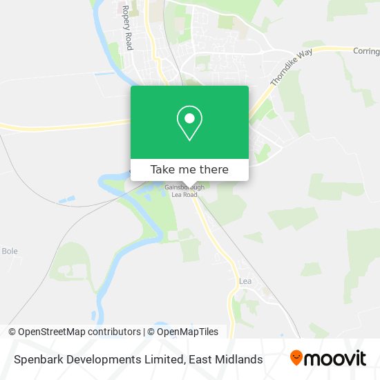 Spenbark Developments Limited map