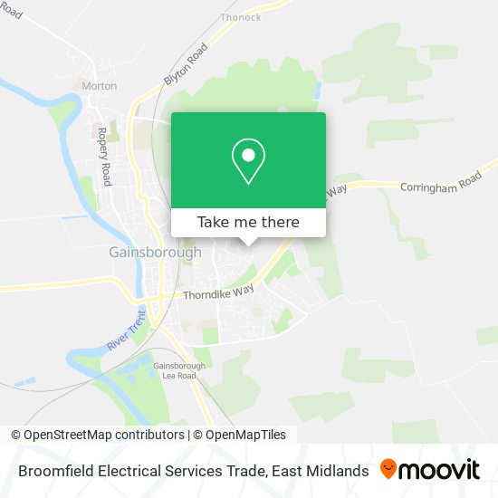 Broomfield Electrical Services Trade map
