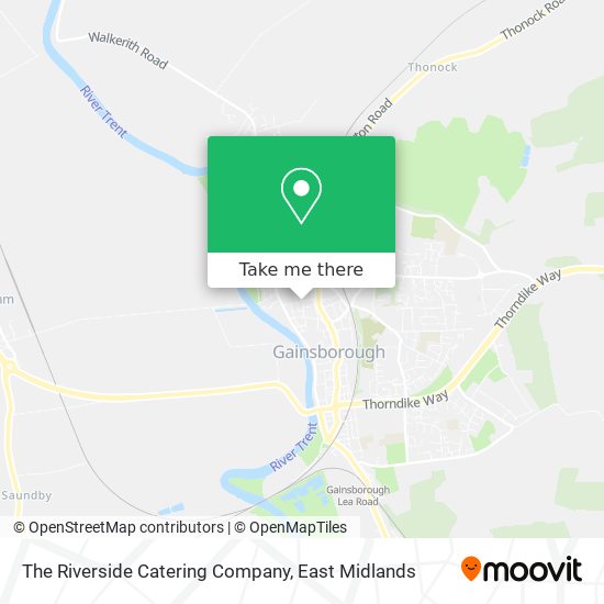 The Riverside Catering Company map