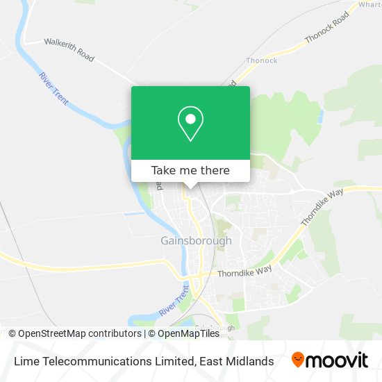 Lime Telecommunications Limited map