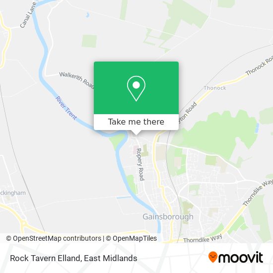 Rock Tavern Elland map