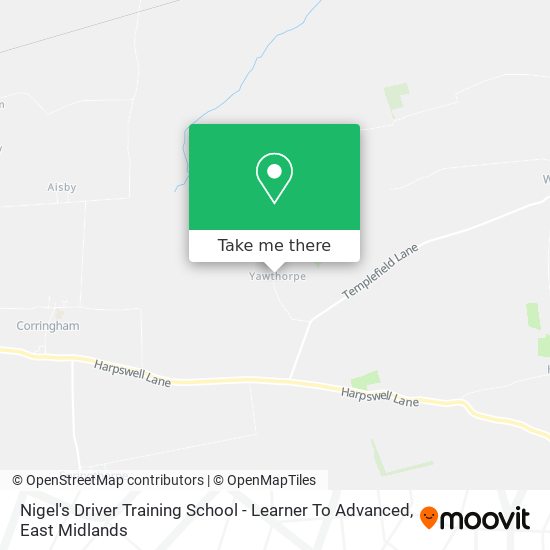 Nigel's Driver Training School - Learner To Advanced map