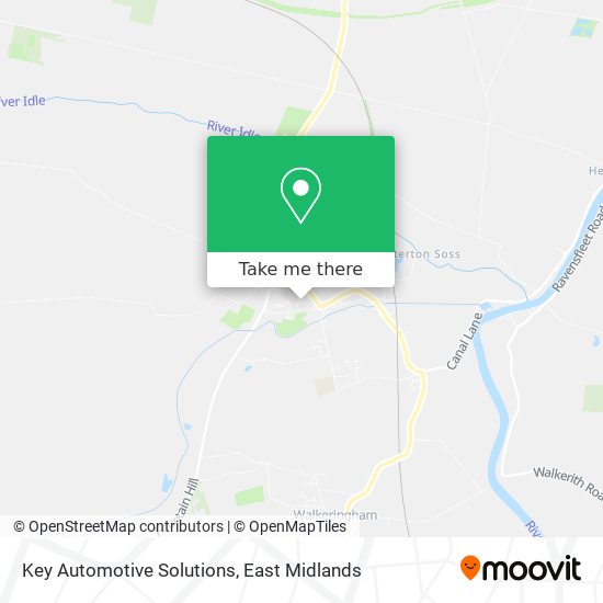 Key Automotive Solutions map