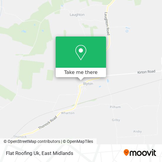 Flat Roofing Uk map