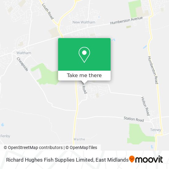 Richard Hughes Fish Supplies Limited map