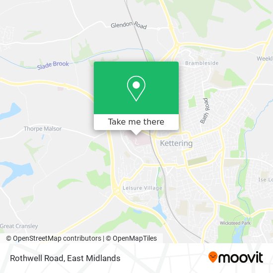 Rothwell Road map
