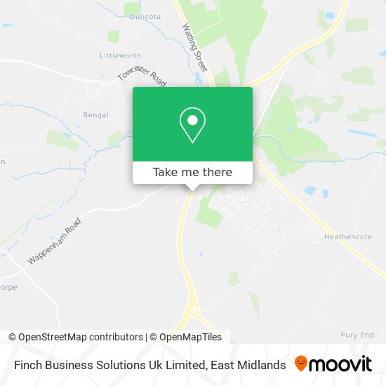 Finch Business Solutions Uk Limited map