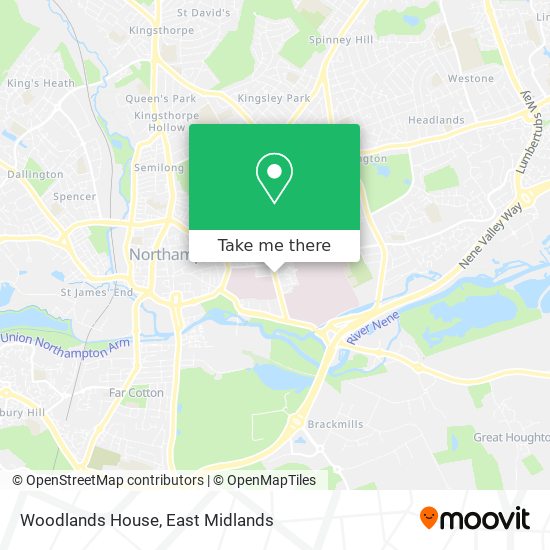 Woodlands House map