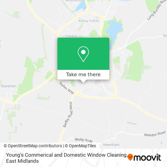Young's Commerical and Domestic Window Cleaning map