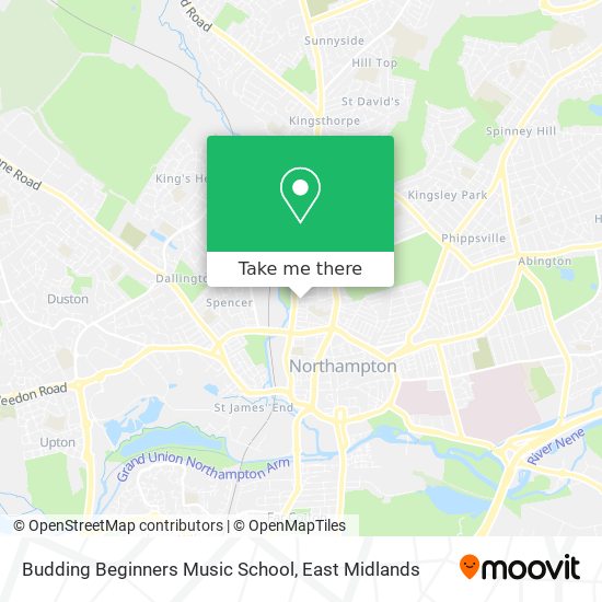 Budding Beginners Music School map