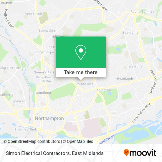 Simon Electrical Contractors map