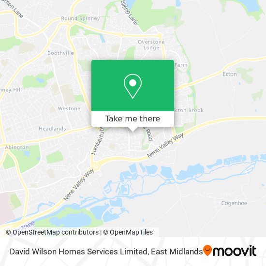 David Wilson Homes Services Limited map