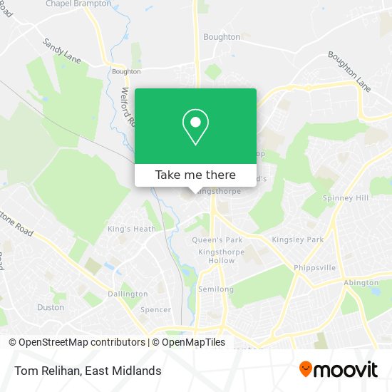 Tom Relihan map