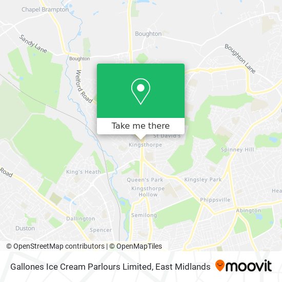 Gallones Ice Cream Parlours Limited map