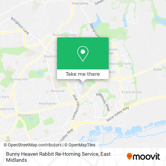 Bunny Heaven Rabbit Re-Homing Service map