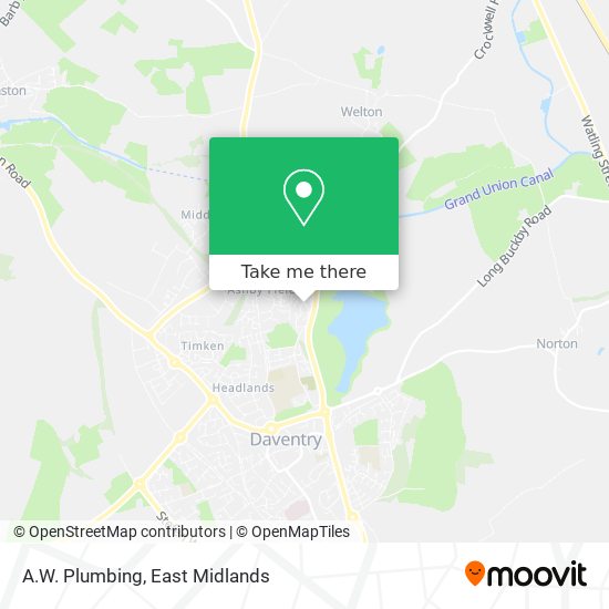 A.W. Plumbing map