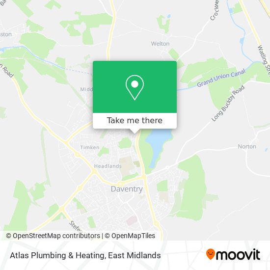 Atlas Plumbing & Heating map