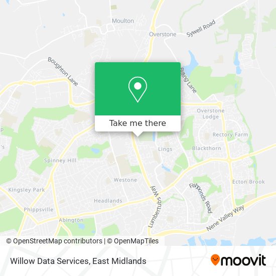 Willow Data Services map