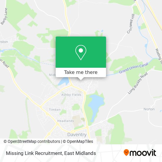Missing Link Recruitment map