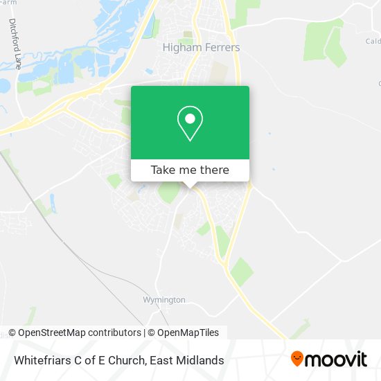 Whitefriars C of E Church map