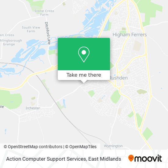 Action Computer Support Services map