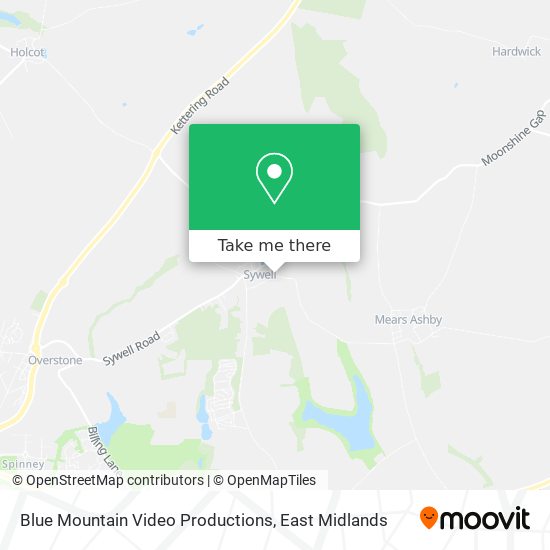 Blue Mountain Video Productions map