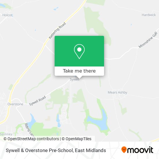 Sywell & Overstone Pre-School map