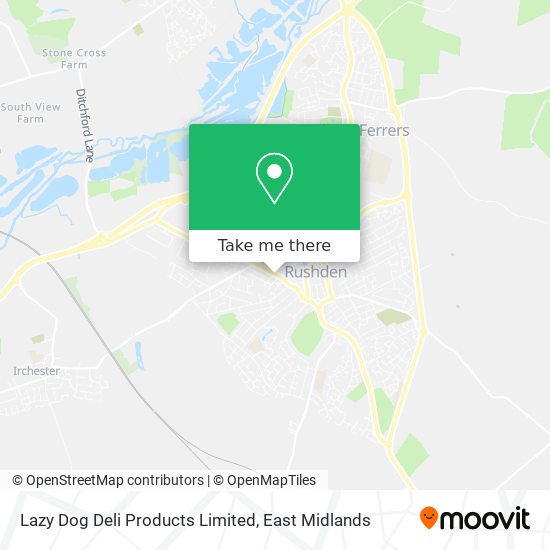 Lazy Dog Deli Products Limited map