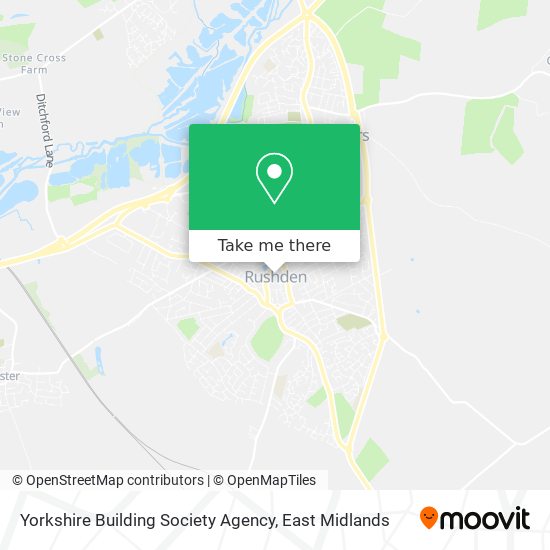 Yorkshire Building Society Agency map