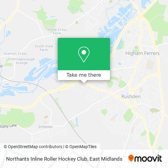 Northants Inline Roller Hockey Club map