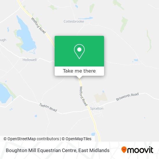 Boughton Mill Equestrian Centre map
