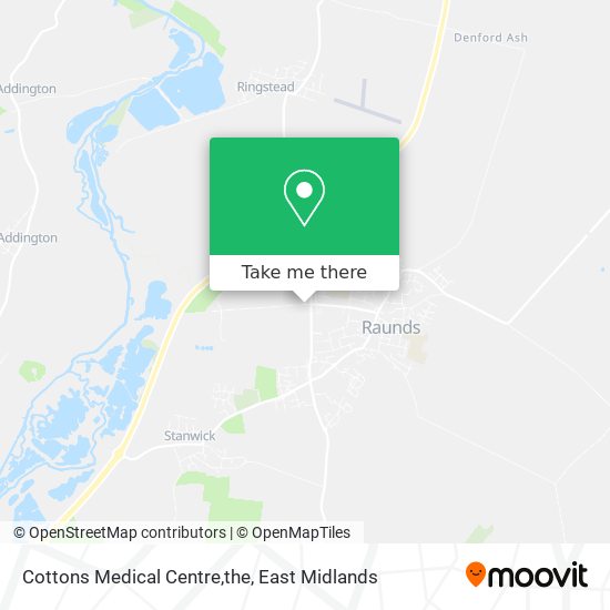 Cottons Medical Centre,the map