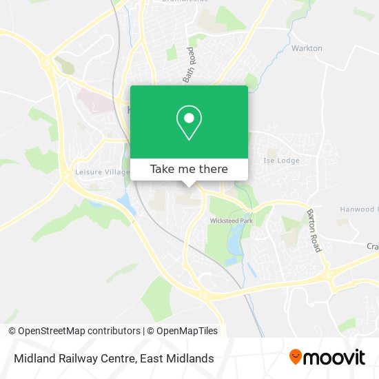 Midland Railway Centre map