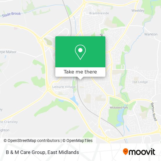 B & M Care Group map