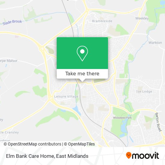 Elm Bank Care Home map