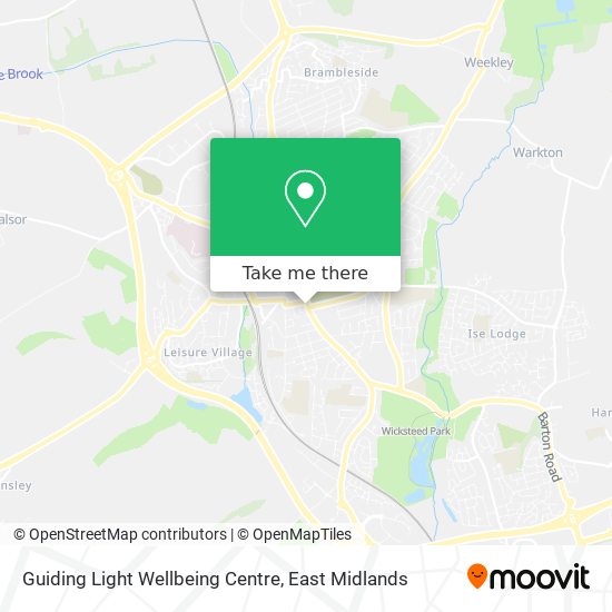 Guiding Light Wellbeing Centre map