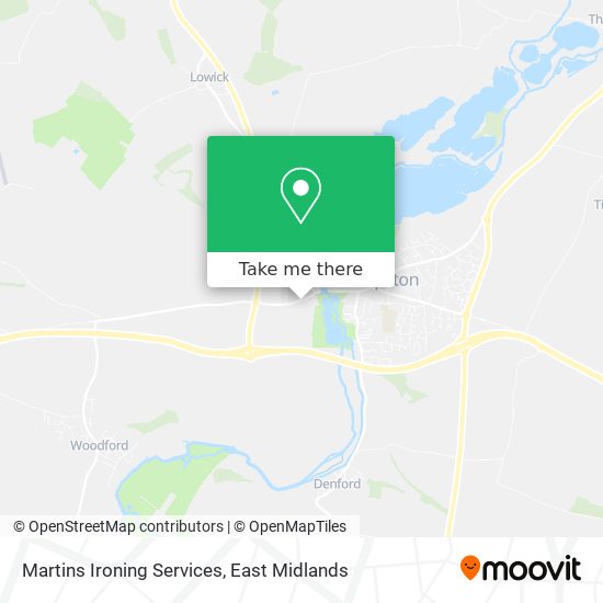 Martins Ironing Services map