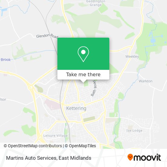 Martins Auto Services map