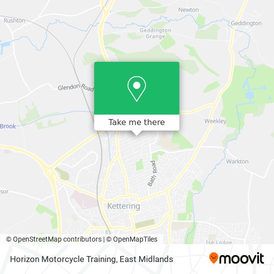 Horizon Motorcycle Training map
