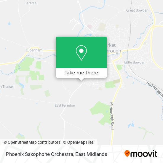 Phoenix Saxophone Orchestra map